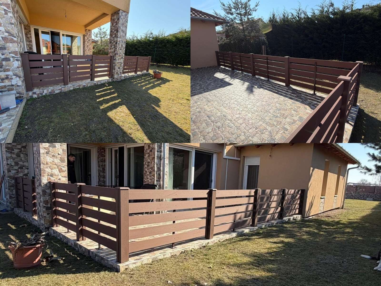 WPC kerítés referencia 2